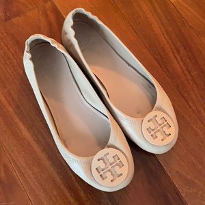 TORY BURCH Minnie Travel Ballet Flat (Size 7.5)